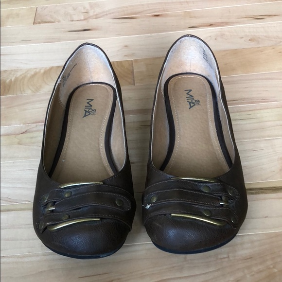 Mia Shoes - Brown Flats